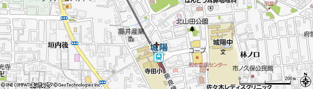 ジブラルタ生命保険株式会社　京都支社・城陽営業所周辺の地図