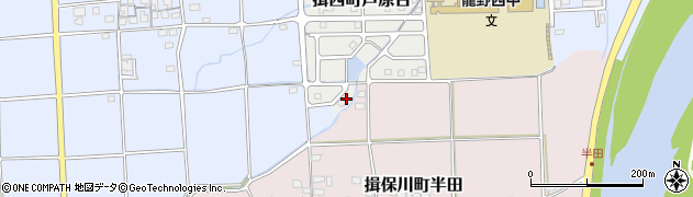 兵庫県たつの市揖西町芦原台20周辺の地図