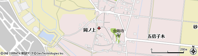 愛知県豊川市西原町（岡ノ上）周辺の地図