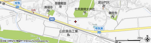 三重県亀山市布気町1629周辺の地図