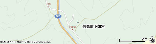 滋賀県甲賀市信楽町下朝宮462周辺の地図