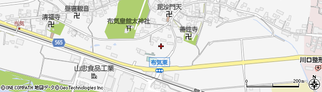 三重県亀山市布気町1680周辺の地図
