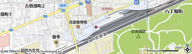 大阪府高槻市安満新町周辺の地図