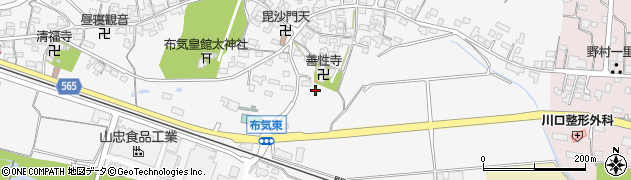三重県亀山市布気町1702周辺の地図