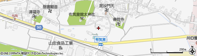 三重県亀山市布気町1675周辺の地図