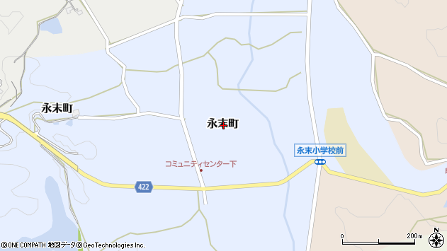 〒727-0008 広島県庄原市永末町の地図