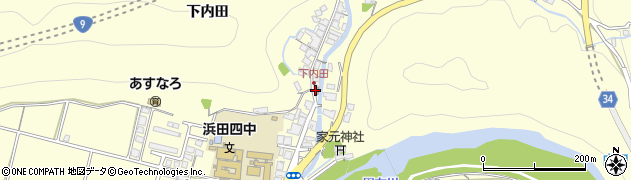 浜田内田郵便局 ＡＴＭ周辺の地図