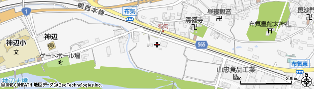 三重県亀山市布気町1544周辺の地図