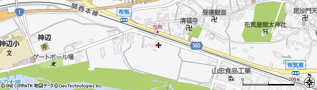 三重県亀山市布気町1546周辺の地図