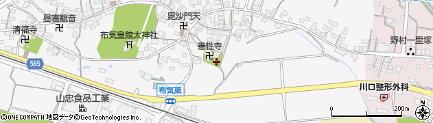 三重県亀山市布気町1705周辺の地図