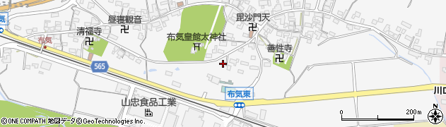三重県亀山市布気町1678周辺の地図