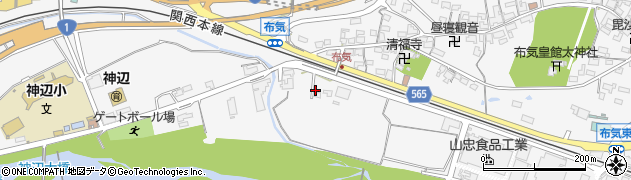 三重県亀山市布気町1545周辺の地図