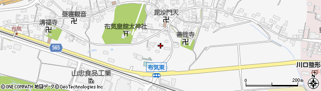 三重県亀山市布気町1680-2周辺の地図