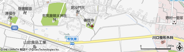 三重県亀山市布気町1706周辺の地図