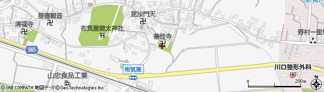 三重県亀山市布気町1703周辺の地図
