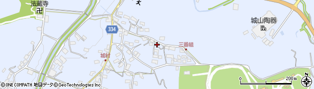 滋賀県甲賀市信楽町神山1456周辺の地図