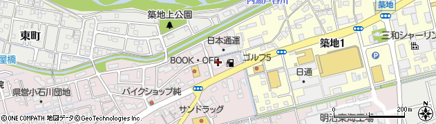 洋服の青山藤枝小石川店周辺の地図