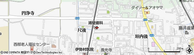 浦壁歯科医院周辺の地図