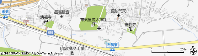 三重県亀山市布気町1665周辺の地図