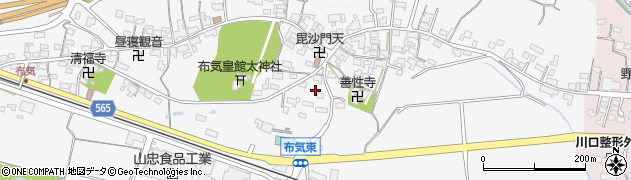 三重県亀山市布気町1683周辺の地図