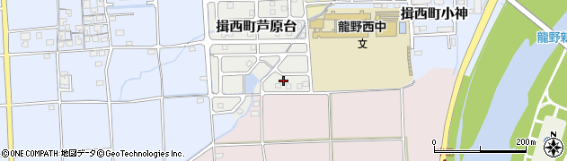兵庫県たつの市揖西町芦原台16周辺の地図