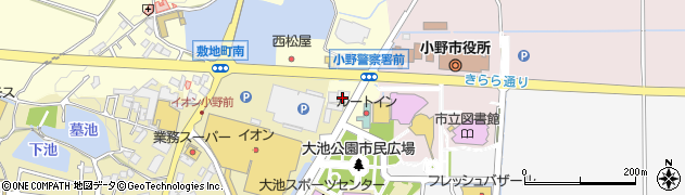 みなと銀行小野支店周辺の地図