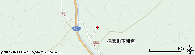 滋賀県甲賀市信楽町下朝宮467周辺の地図