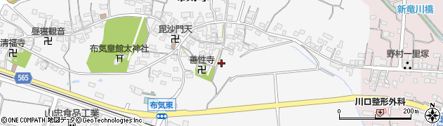 三重県亀山市布気町1709周辺の地図