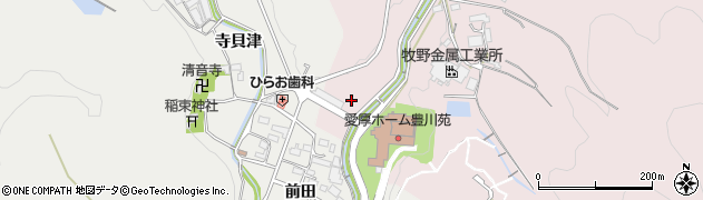 愛知県豊川市財賀町立石周辺の地図