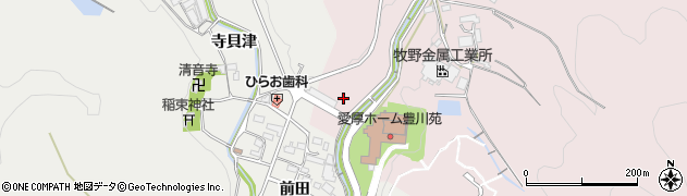 愛知県豊川市財賀町（立石）周辺の地図