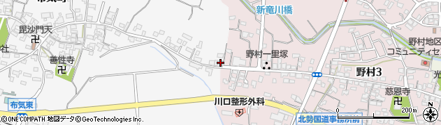 三重県亀山市布気町1周辺の地図