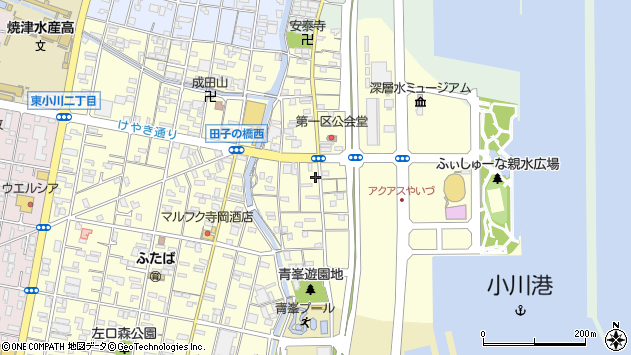 〒425-0032 静岡県焼津市鰯ケ島の地図