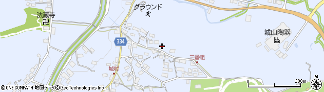 滋賀県甲賀市信楽町神山1459周辺の地図