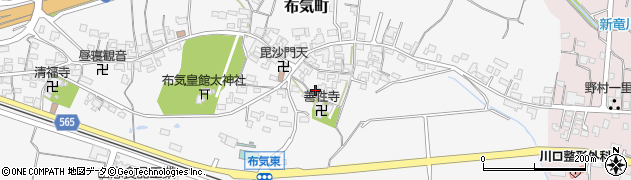 三重県亀山市布気町1687周辺の地図