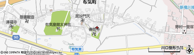 三重県亀山市布気町1710周辺の地図