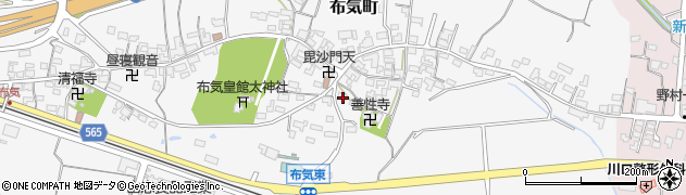 三重県亀山市布気町1689周辺の地図