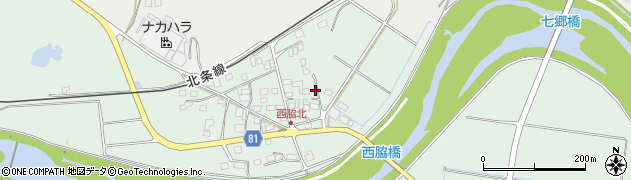 兵庫県小野市西脇町595周辺の地図
