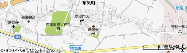 三重県亀山市布気町1721周辺の地図