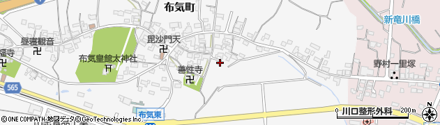 三重県亀山市布気町1730周辺の地図