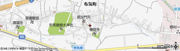 三重県亀山市布気町1686周辺の地図