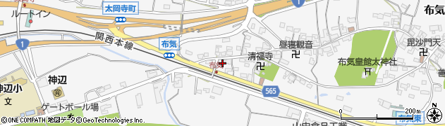 三重県亀山市布気町1455周辺の地図