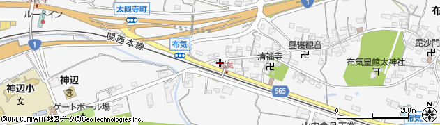 三重県亀山市布気町1451周辺の地図