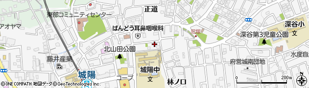 京都府城陽市寺田（北山田）周辺の地図