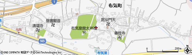 三重県亀山市布気町1673周辺の地図