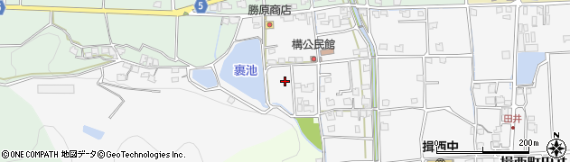 兵庫県たつの市揖西町構周辺の地図