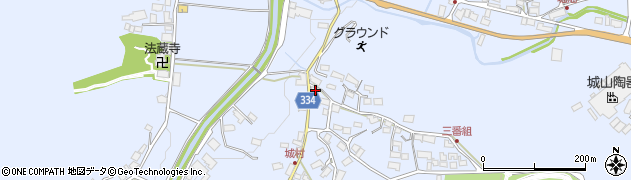 滋賀県甲賀市信楽町神山1481周辺の地図