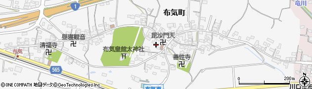 三重県亀山市布気町1672周辺の地図