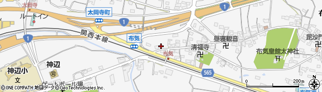 三重県亀山市布気町1416周辺の地図