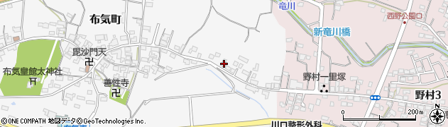 三重県亀山市布気町38周辺の地図
