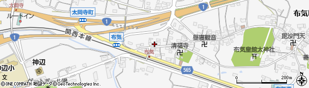 三重県亀山市布気町1411周辺の地図